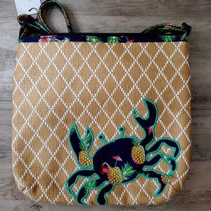 Vera Bradley Toucan Party (crab) Crossbody straw